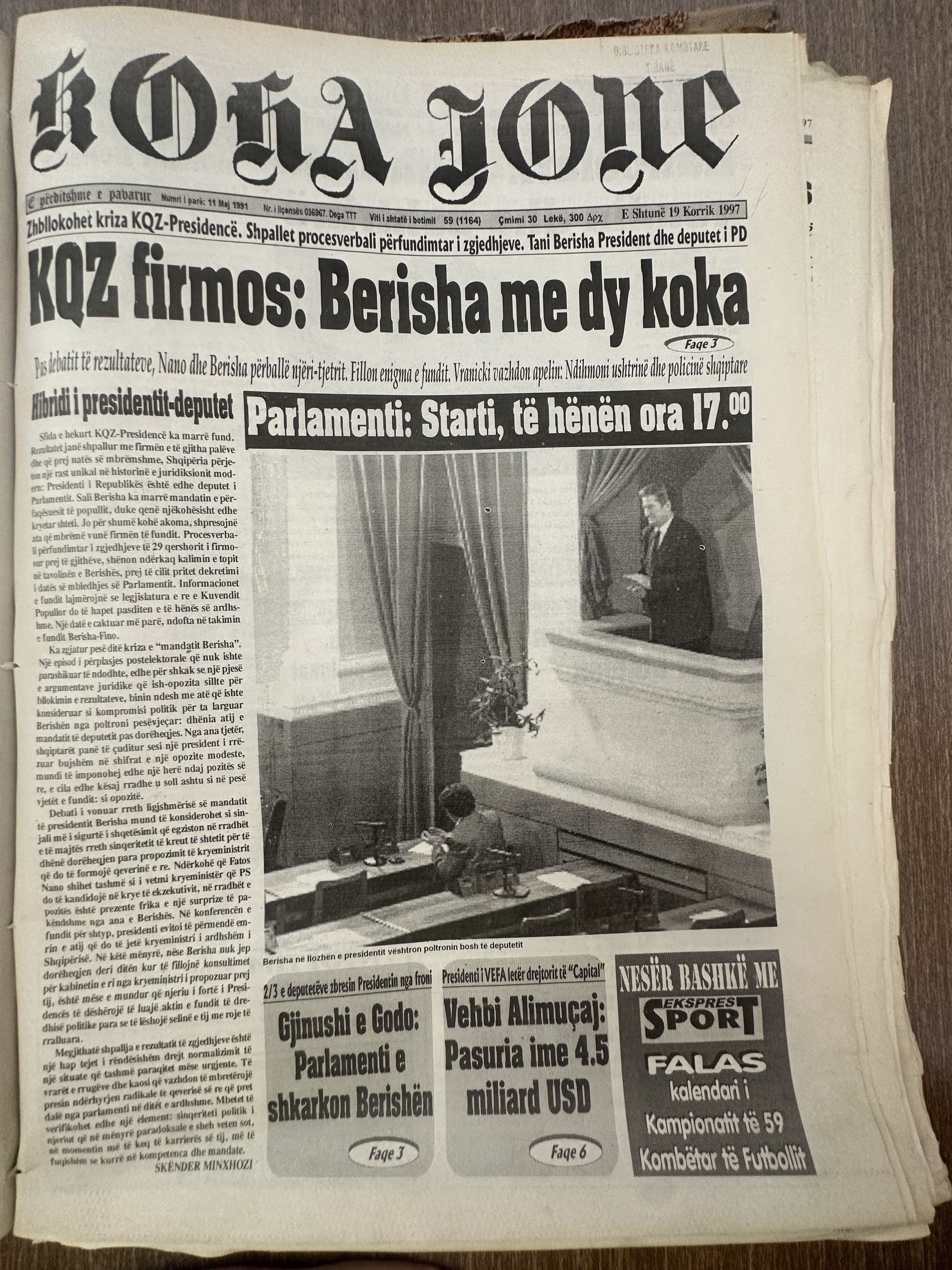 Koha Jonë 1997-07-19